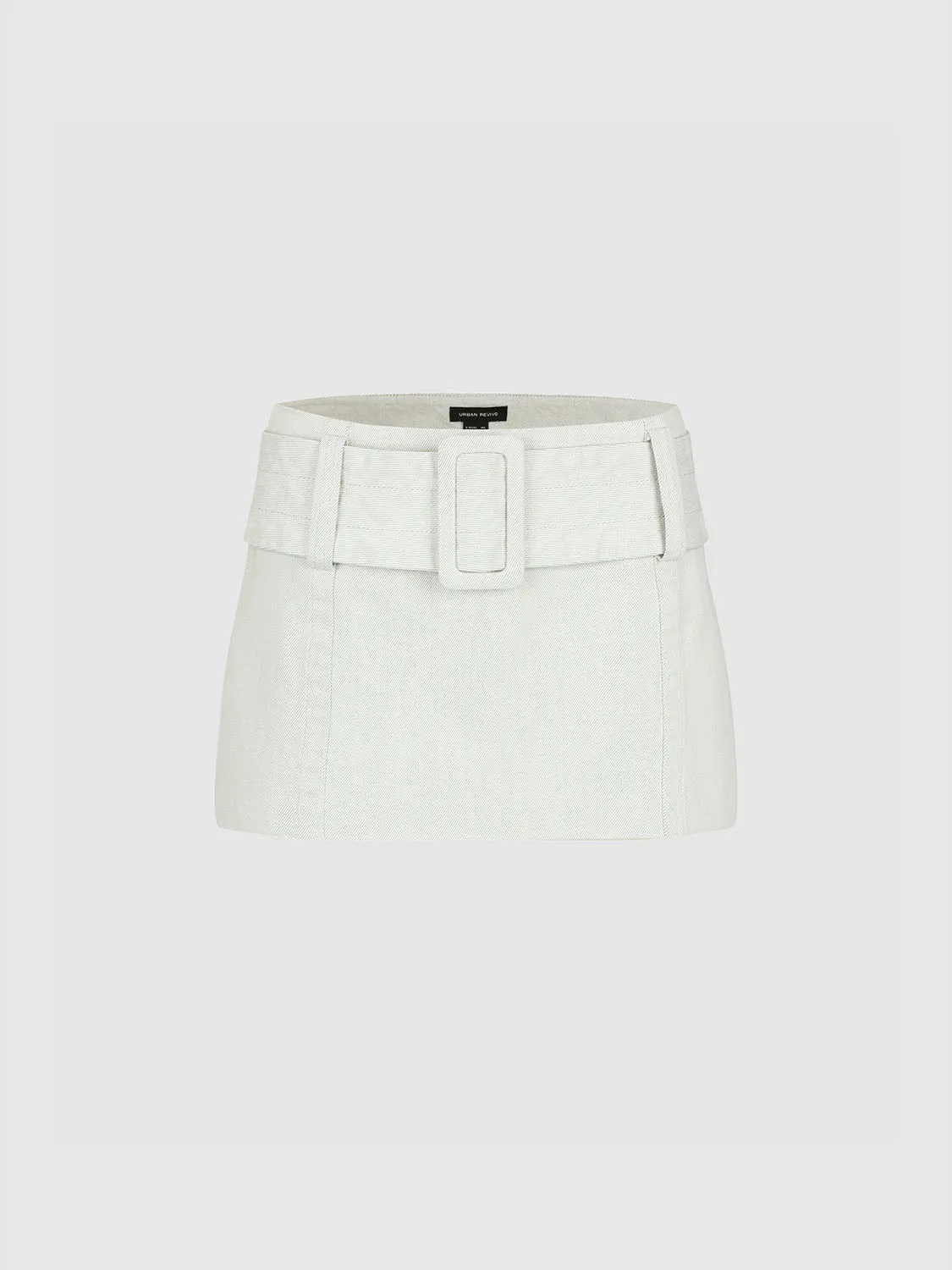 Belted Denim Skirts sold by Urban Revivo