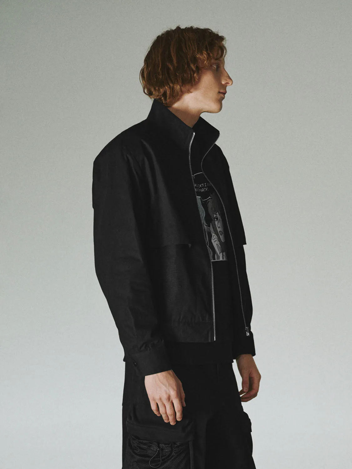 Stand Collar Mid-Length Jackets sold by Urban Revivo product image thumbnail 3