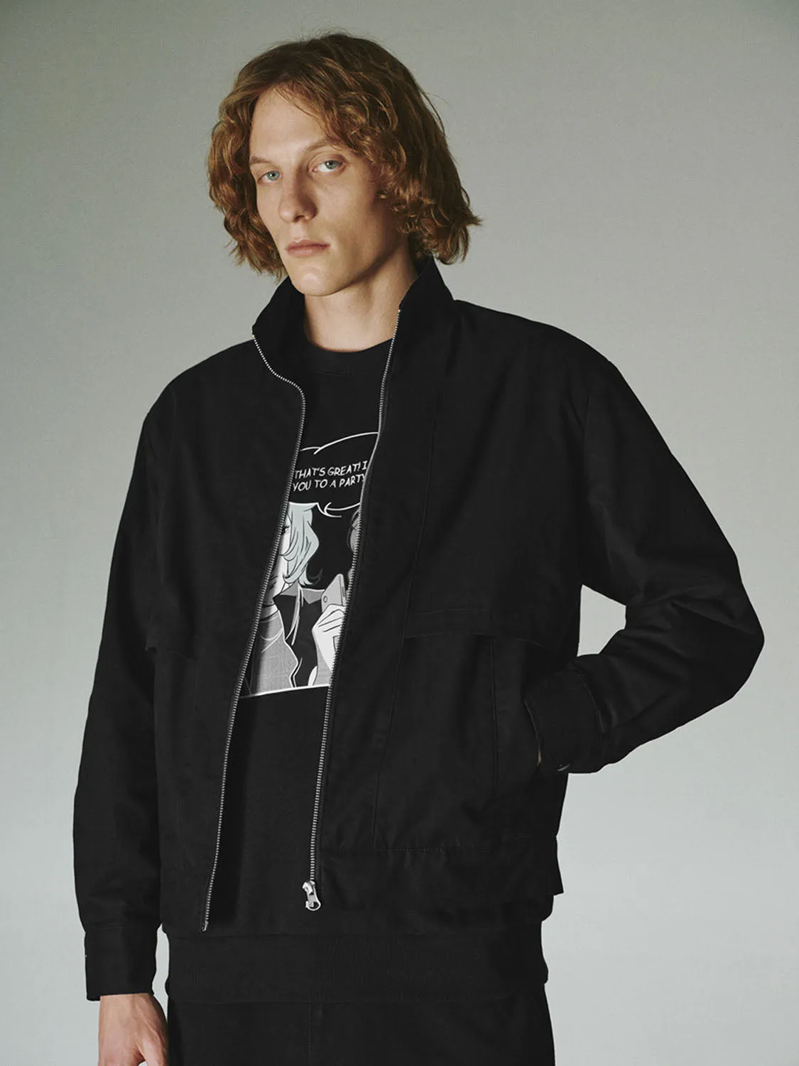 Stand Collar Mid-Length Jackets sold by Urban Revivo product image thumbnail 4