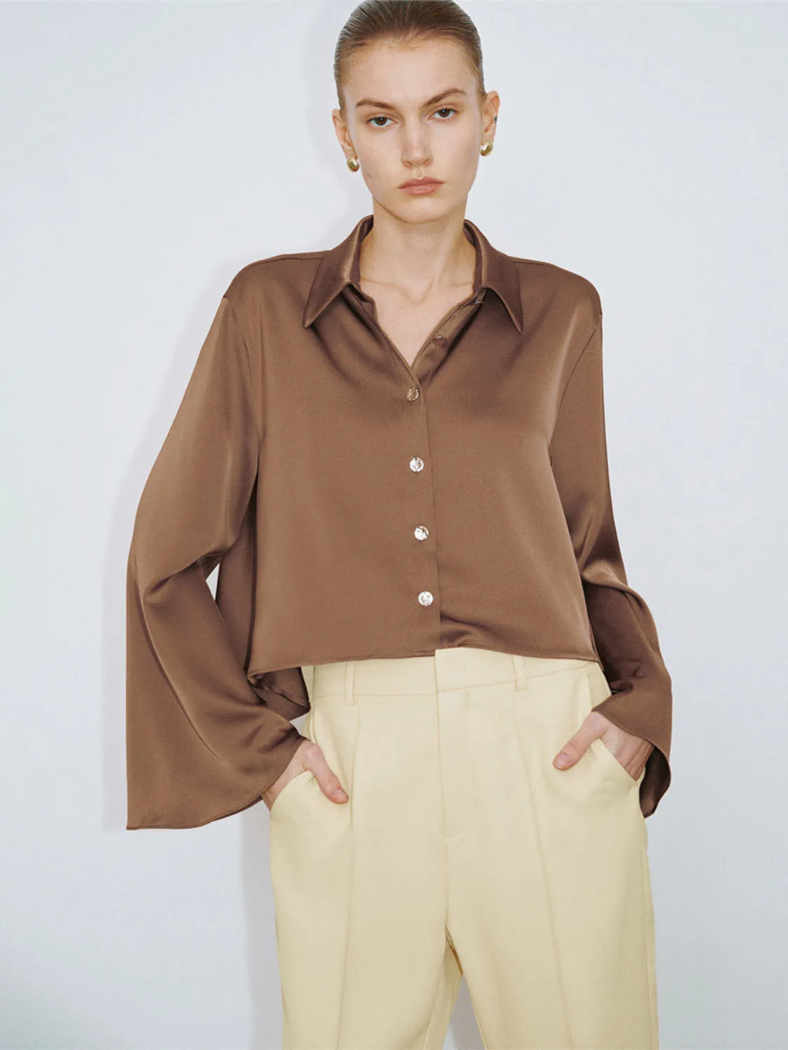 Standard Sleeve Button Up Shirts sold by Urban Revivo product image thumbnail 3