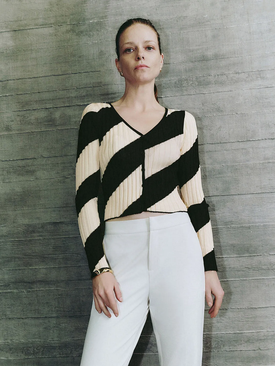 V-Neck Knitted Cardigans sold by Urban Revivo