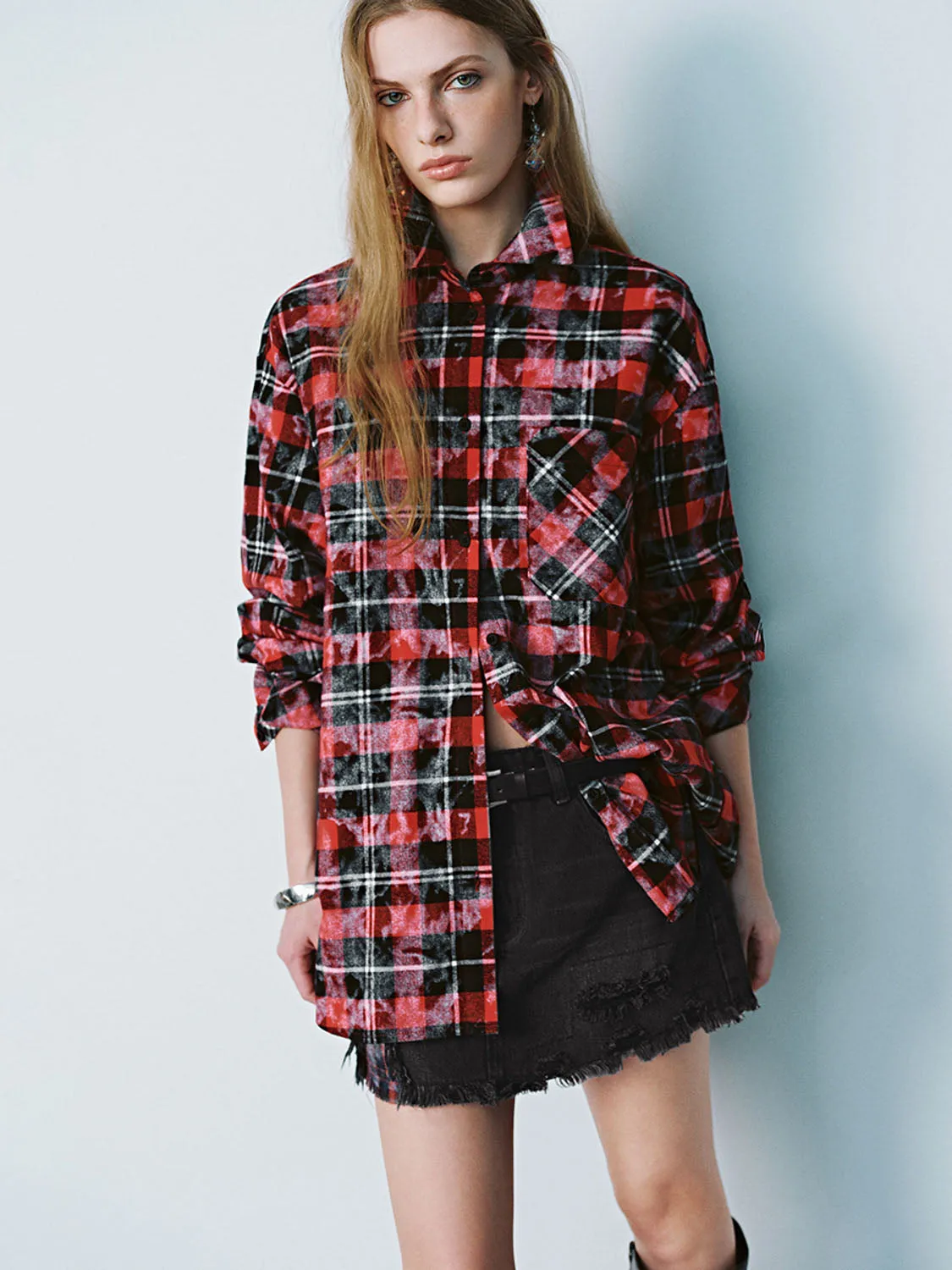 Plaid Long Sleeve Shirts sold by Urban Revivo