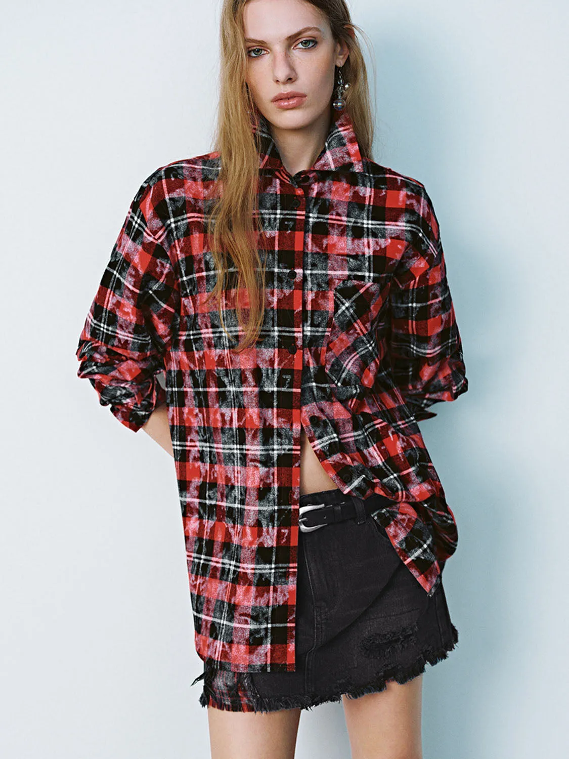 Plaid Long Sleeve Shirts sold by Urban Revivo product image thumbnail 3