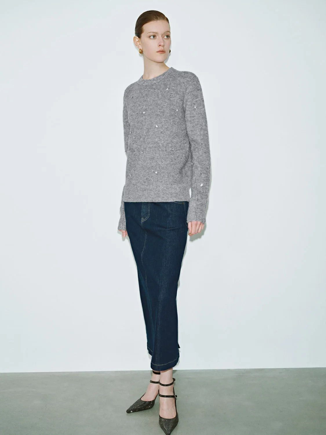Crew Neck Knitted T-Shirts sold by Urban Revivo product image thumbnail 5