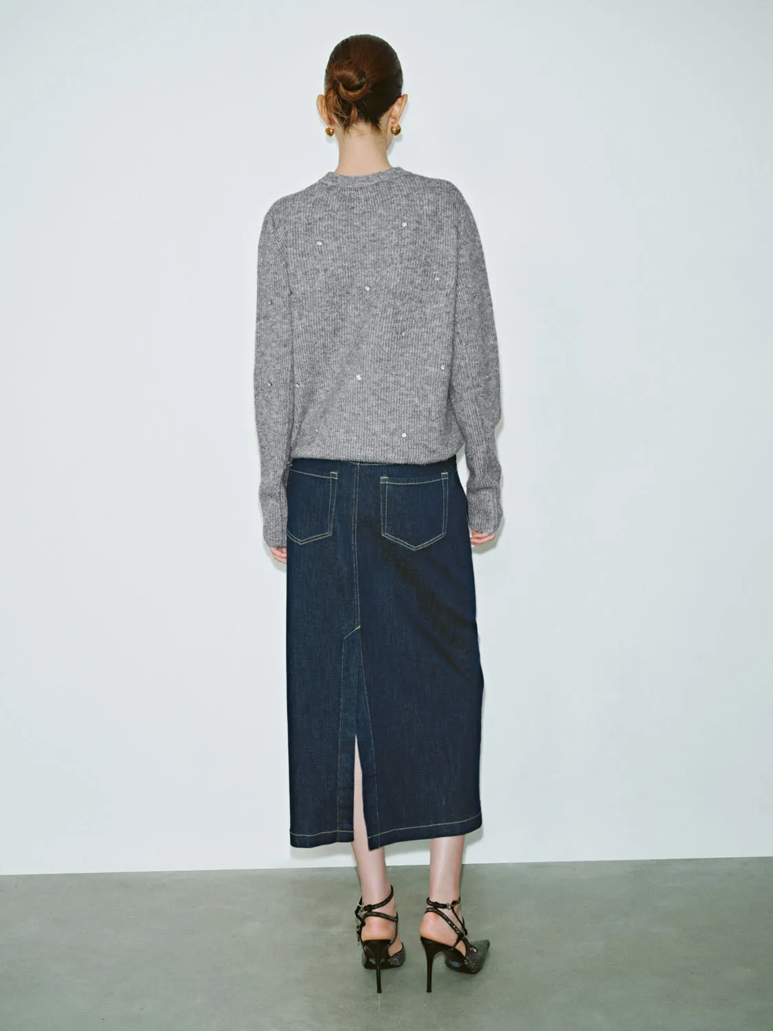 Crew Neck Knitted T-Shirts sold by Urban Revivo product image thumbnail 3