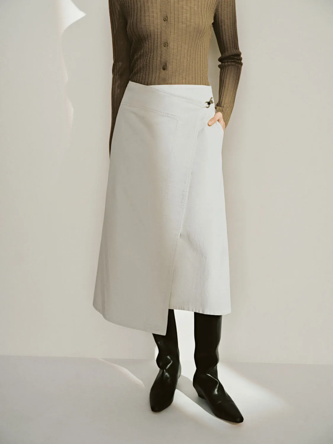 Irregular A-Line Skirts sold by Urban Revivo product image thumbnail 2