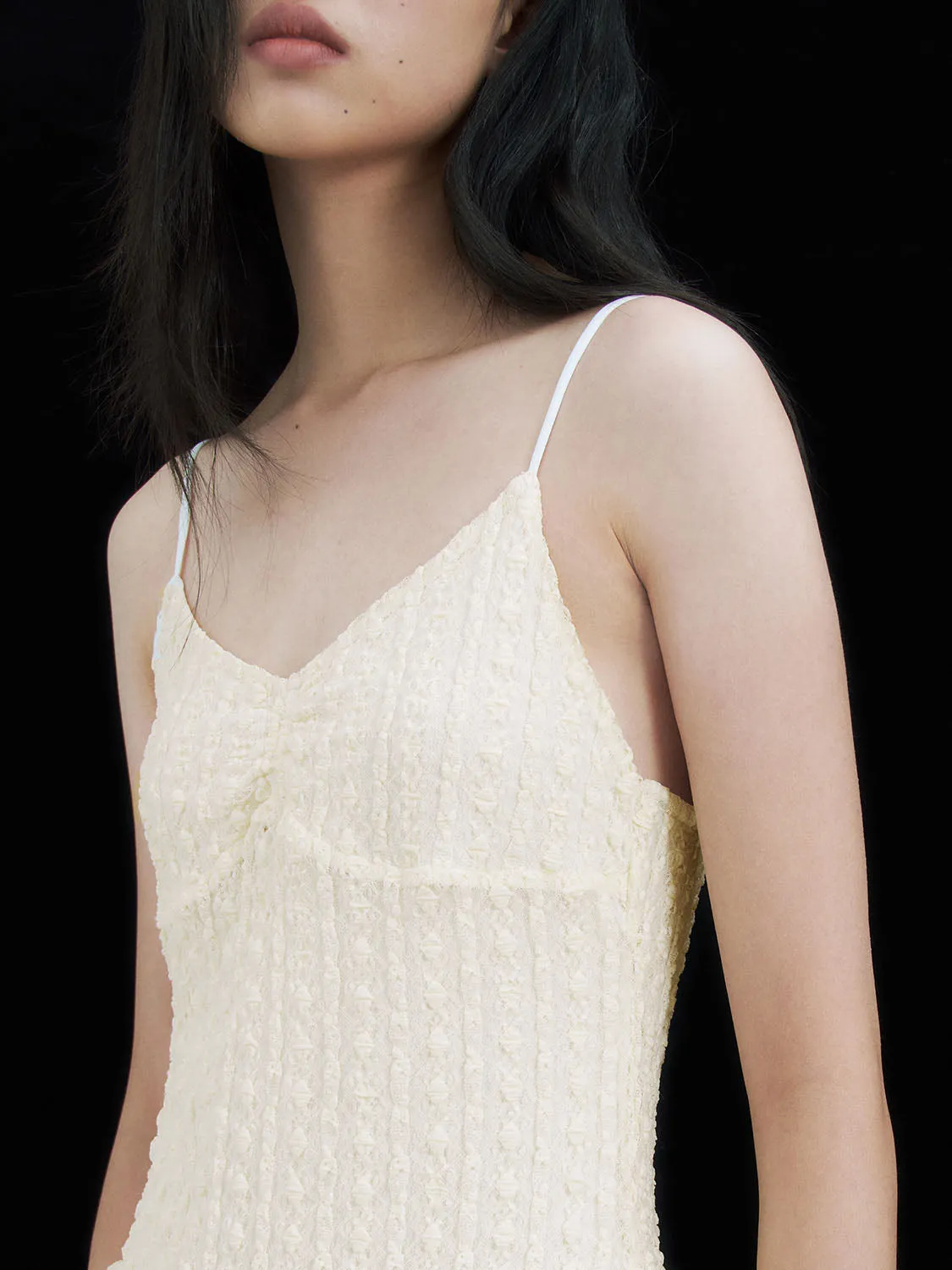 Cami Ruffle Hem Dresses sold by Urban Revivo product image thumbnail 4