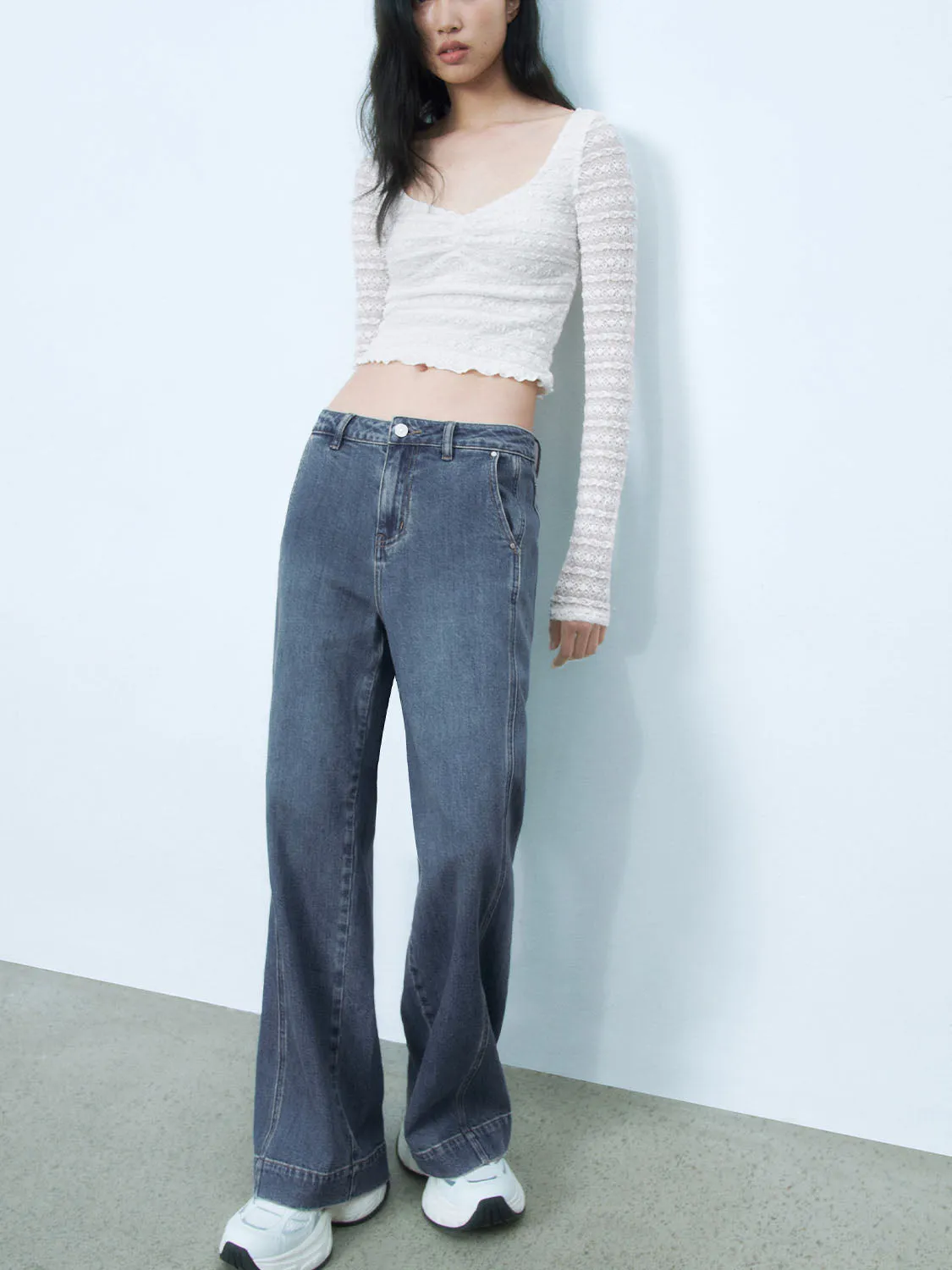 Skinny Long Sleeve T-Shirts sold by Urban Revivo product image thumbnail 5