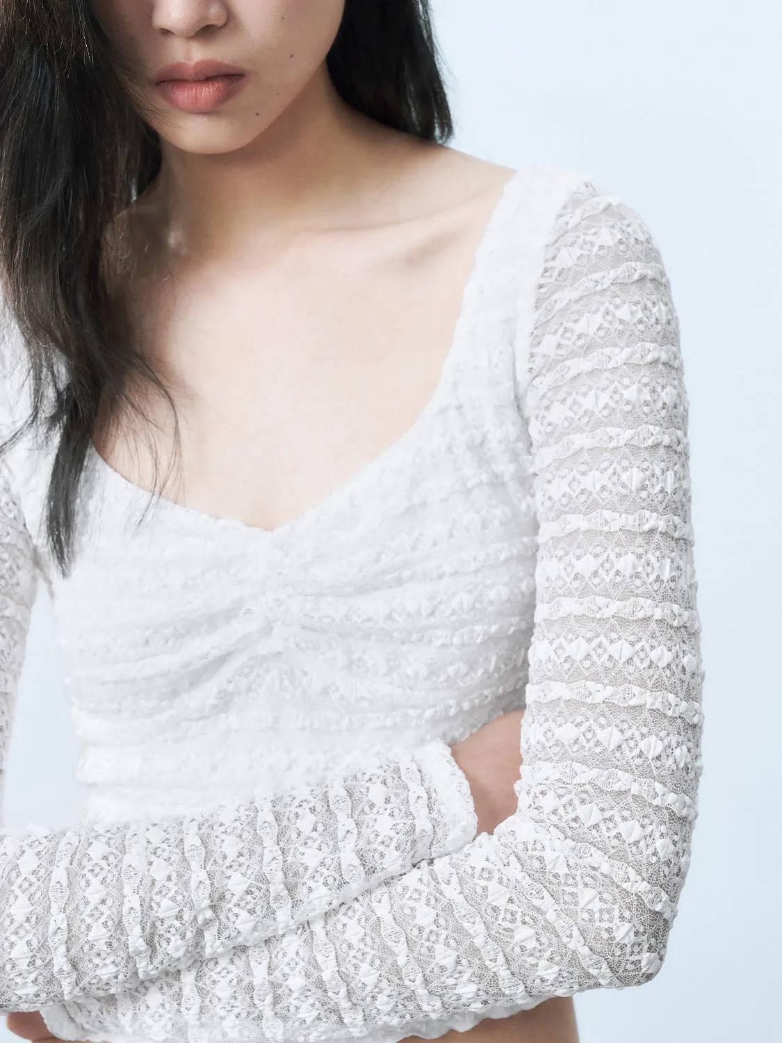 Skinny Long Sleeve T-Shirts sold by Urban Revivo product image thumbnail 4