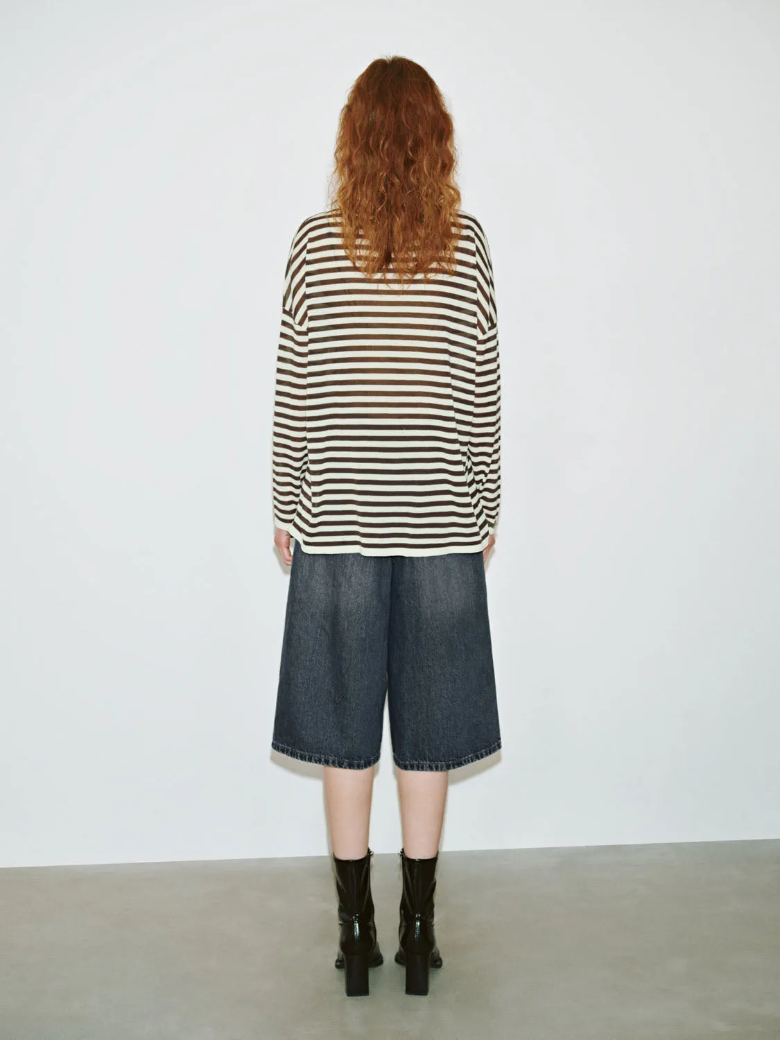 Mid-Length Denim Jeans sold by Urban Revivo product image thumbnail 5