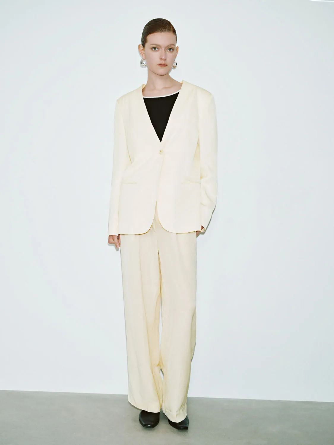 Loose Wide-Leg Pants sold by Urban Revivo product image thumbnail 5