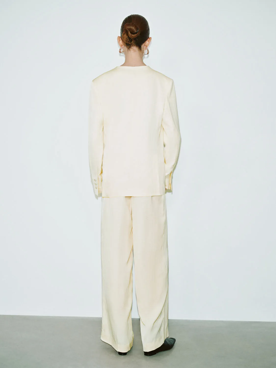 Loose Wide-Leg Pants sold by Urban Revivo product image thumbnail 4