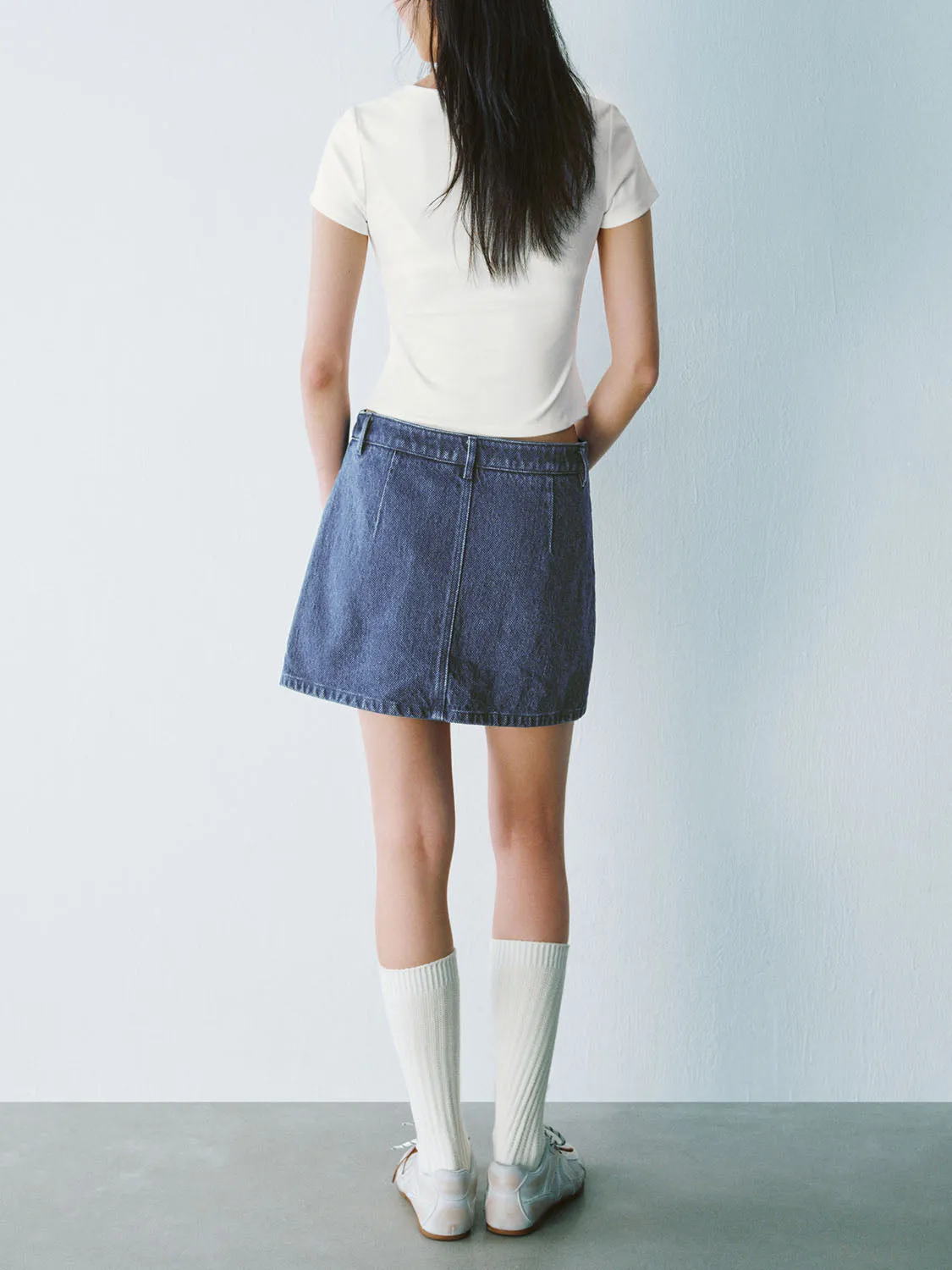 Skinny Short Sleeve T-Shirts sold by Urban Revivo product image thumbnail 2