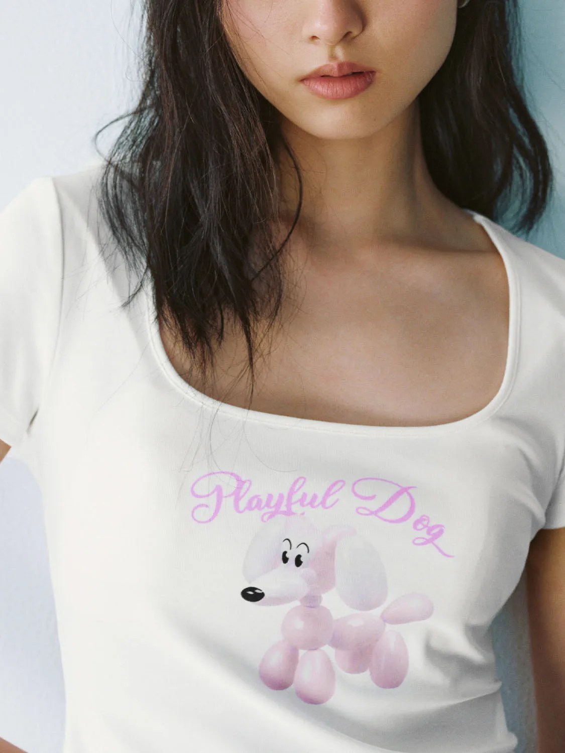 Skinny Short Sleeve T-Shirts sold by Urban Revivo product image thumbnail 5