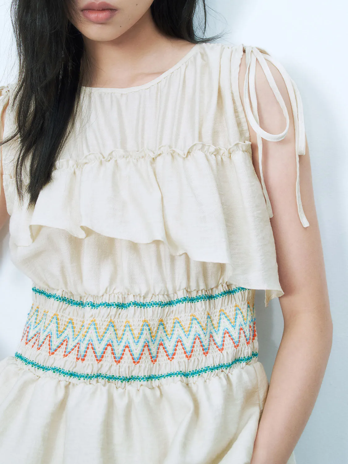 Shirred Overhead Shirt sold by Urban Revivo product image thumbnail 4