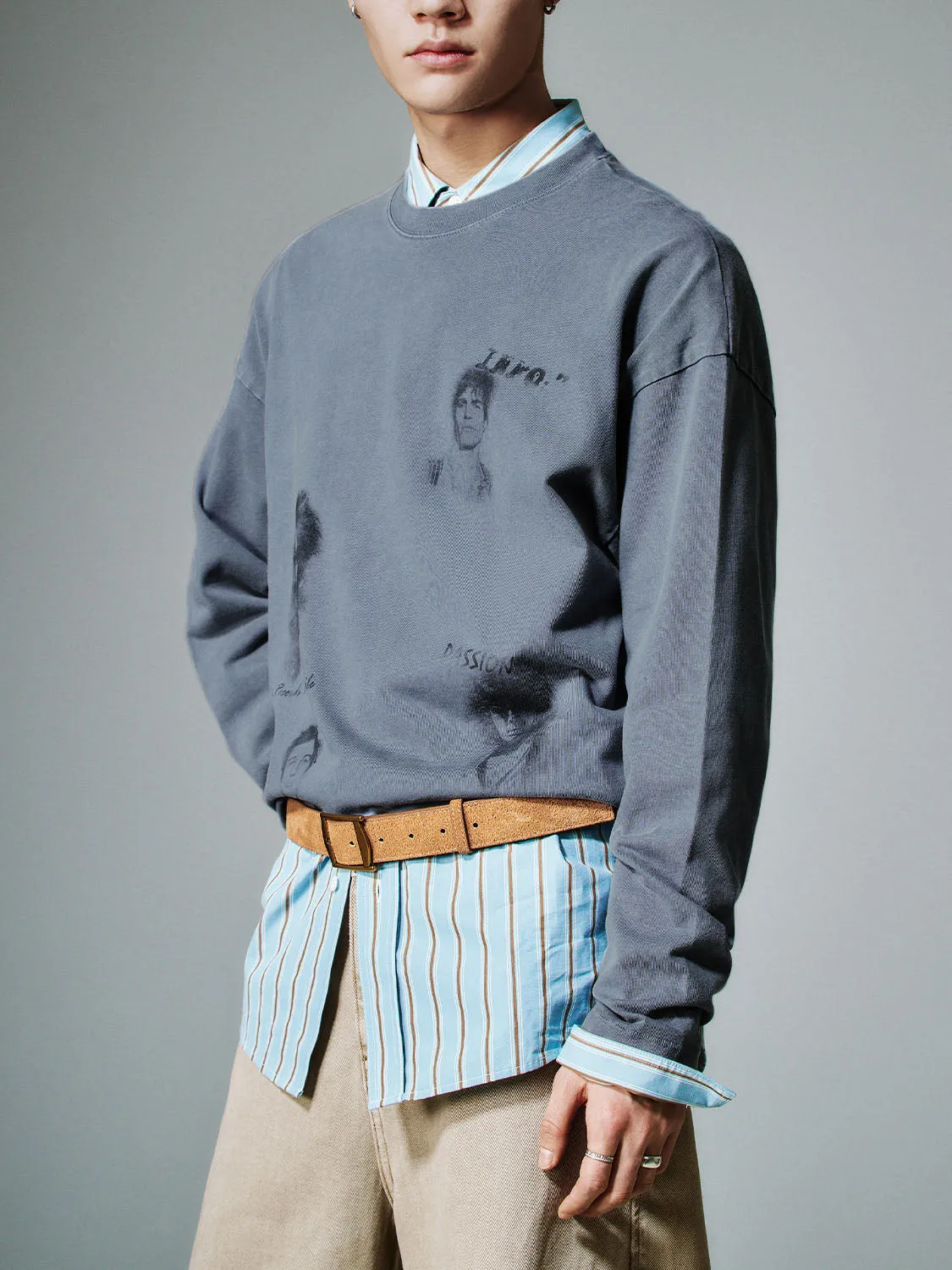 Long Sleeve T-Shirts sold by Urban Revivo product image thumbnail 3