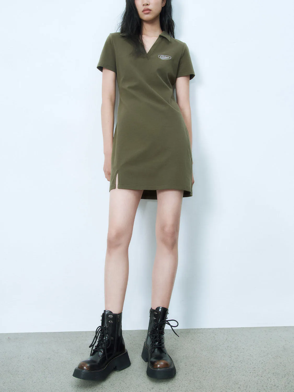 Lapel A-Line Mini Dresses sold by Urban Revivo product image thumbnail 5