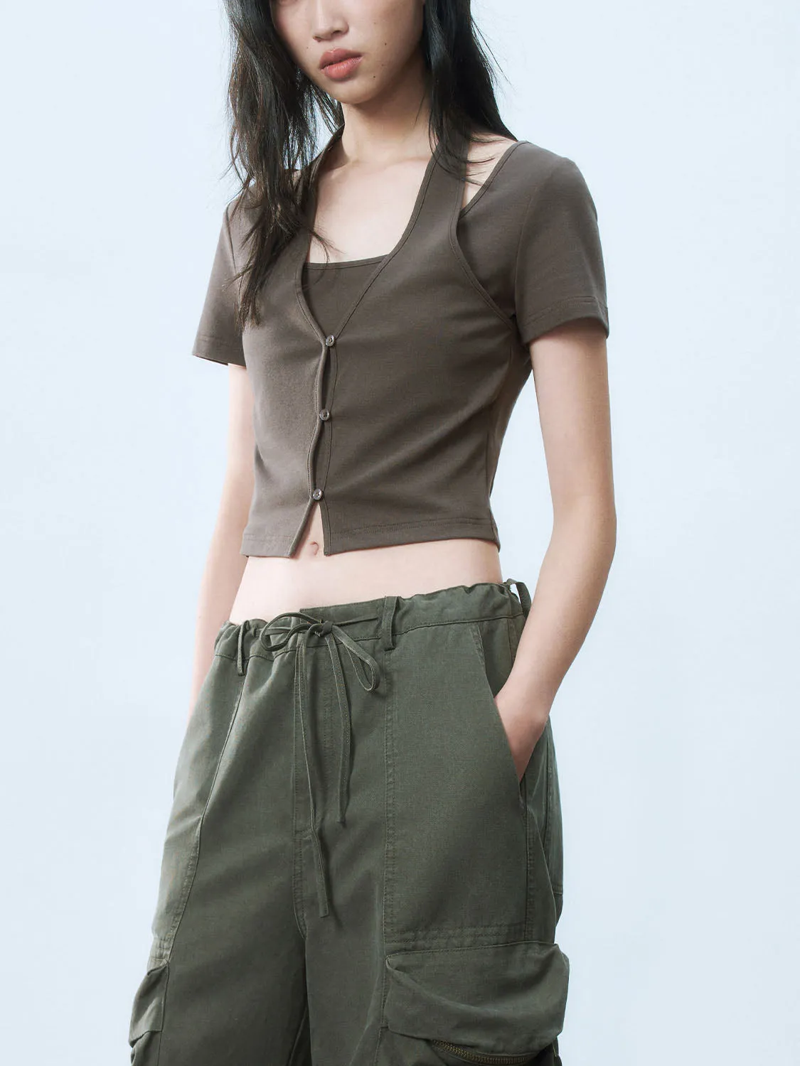 2 In 1 Skinny T-Shirts sold by Urban Revivo product image thumbnail 2