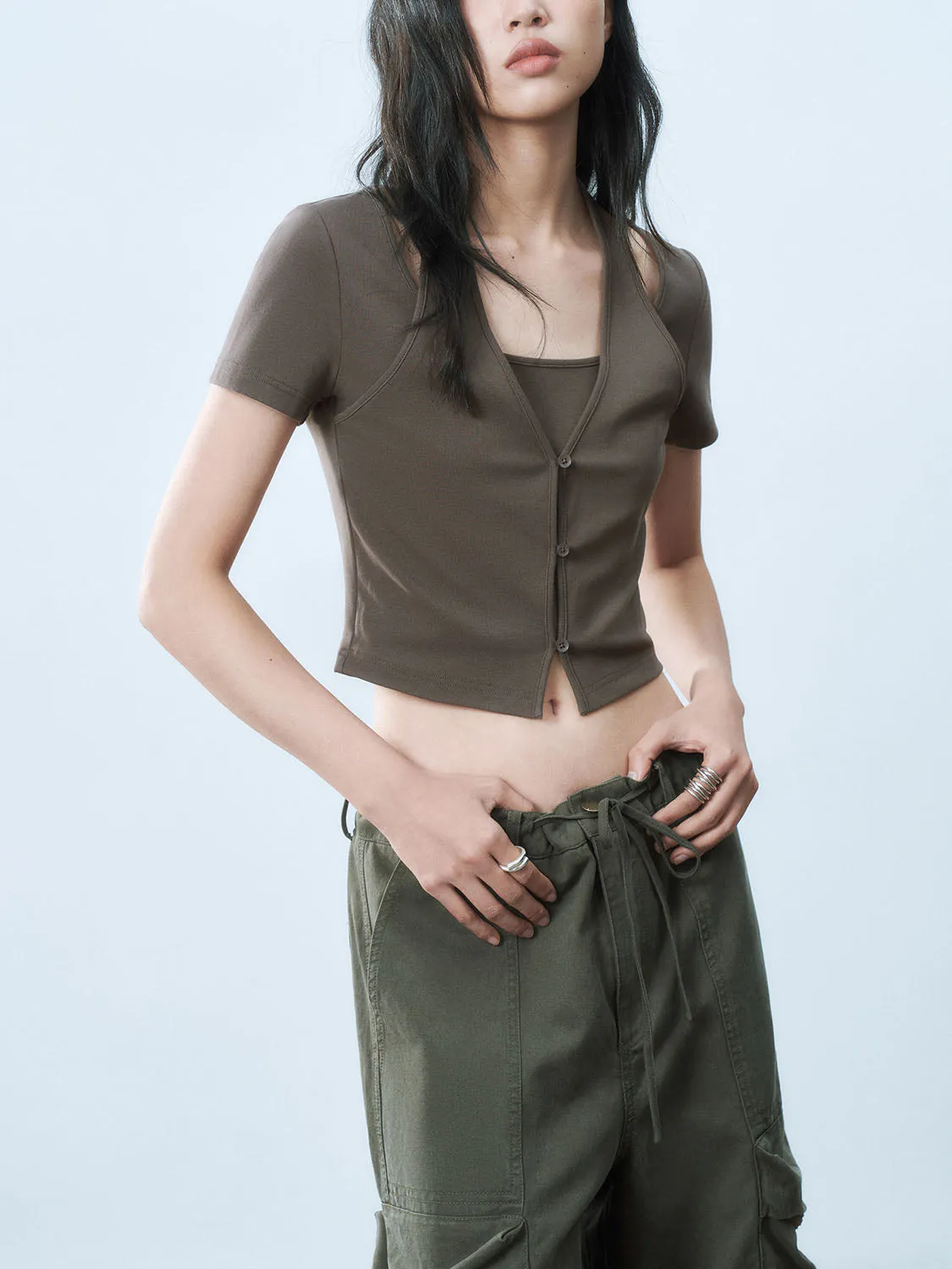 2 In 1 Skinny T-Shirts sold by Urban Revivo