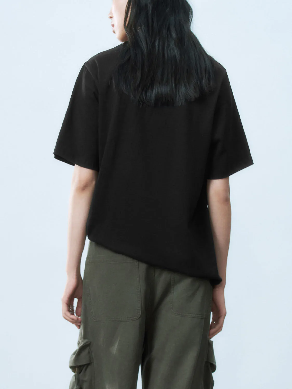 Printed Loose T-Shirts sold by Urban Revivo product image thumbnail 2