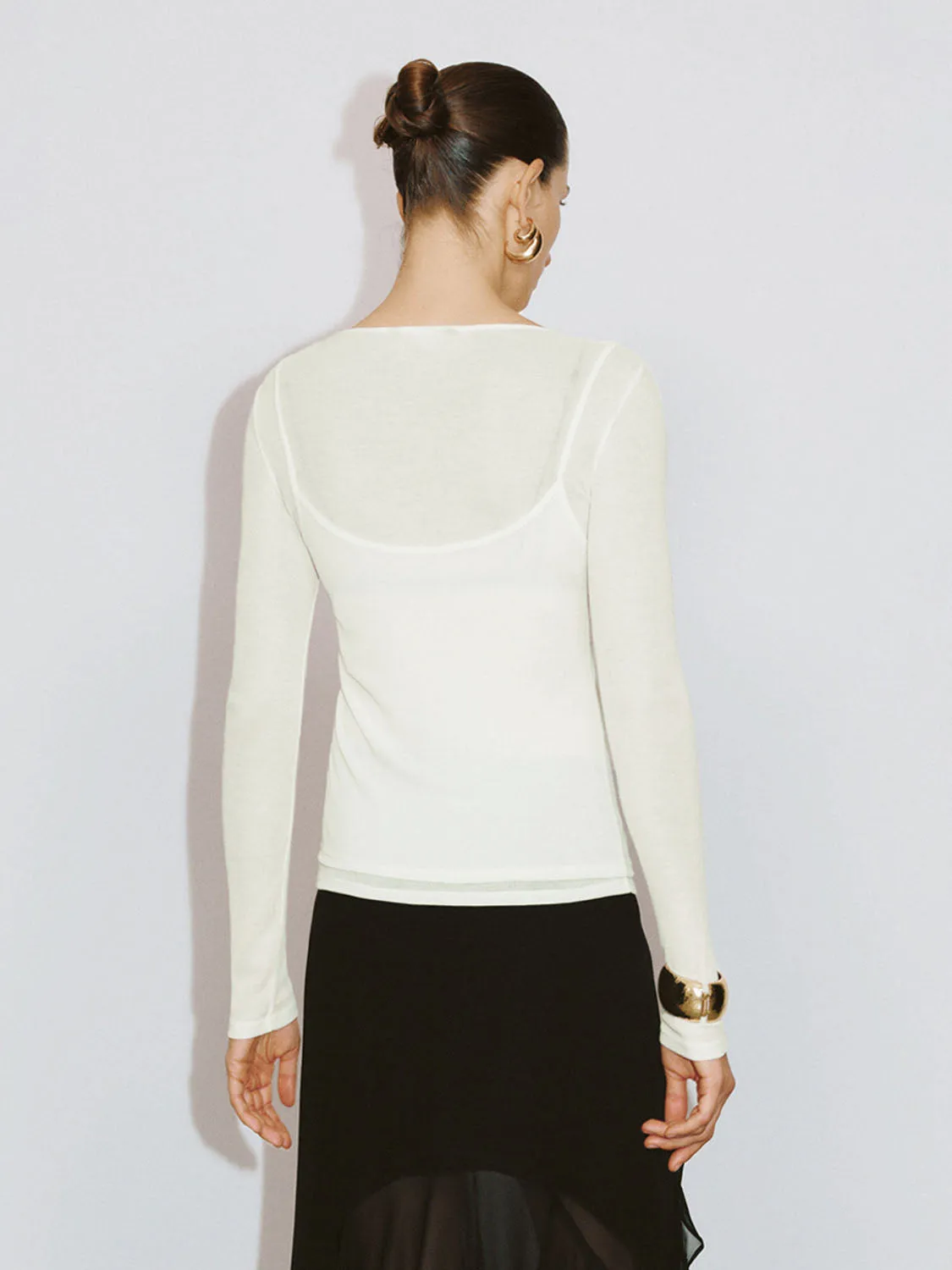 Skinny Long Sleeve T-Shirts sold by Urban Revivo product image thumbnail 3