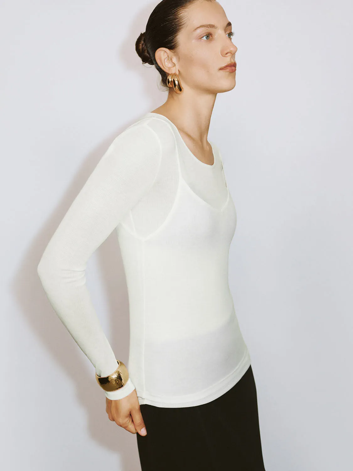 Skinny Long Sleeve T-Shirts sold by Urban Revivo product image thumbnail 5