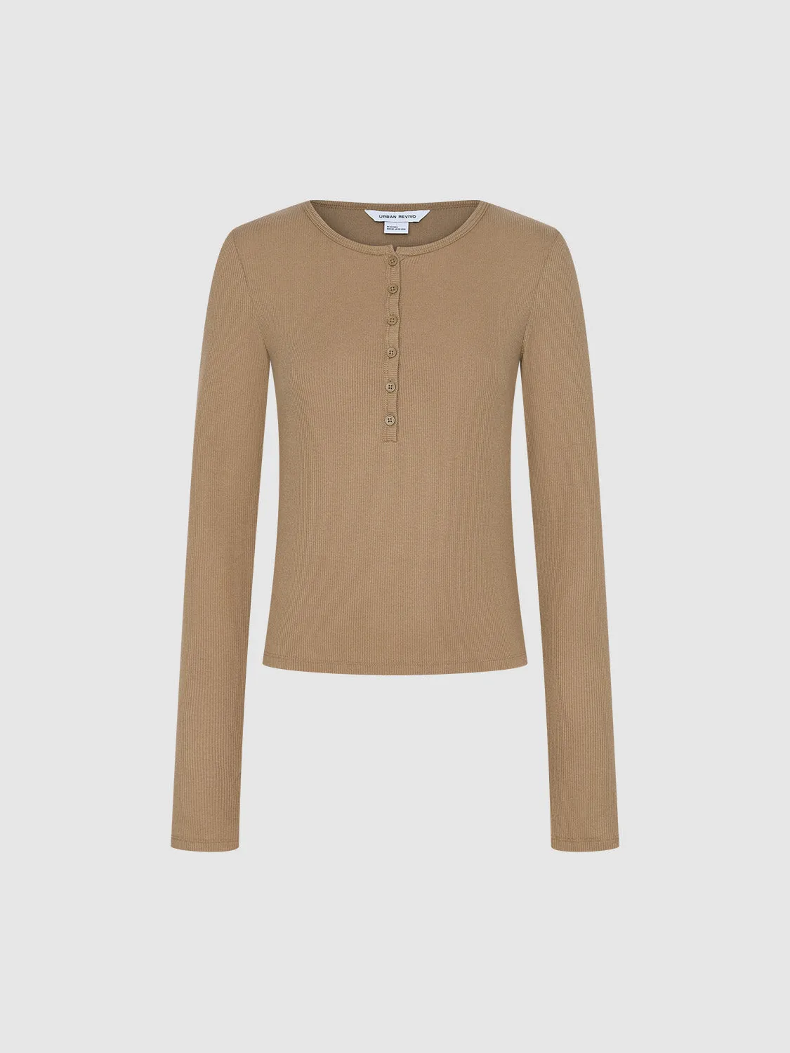 Crew Neck Skinny T-Shirt sold by Urban Revivo product image thumbnail 2