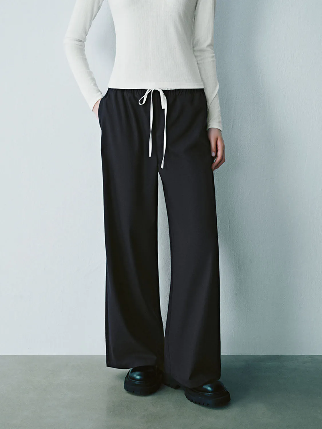Wide-Leg Pants sold by Urban Revivo product image thumbnail 2