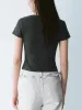 U-Neck Skinny T-Shirts sold by Urban Revivo