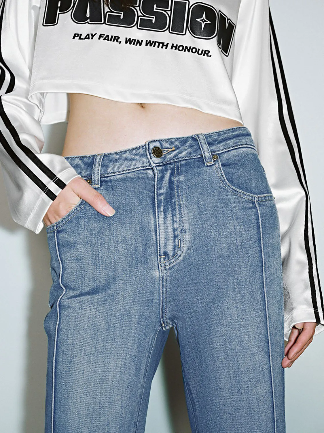 Skinny Denim Jeans sold by Urban Revivo product image thumbnail 4