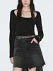 Lace Hem Knitted T-Shirts sold by Urban Revivo