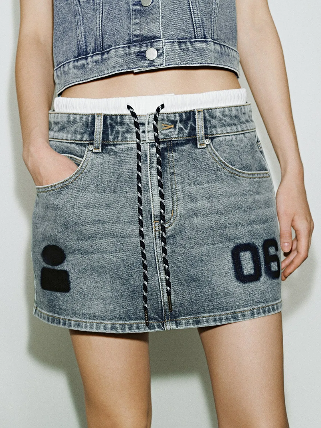 2 In 1 Denim Skirts sold by Urban Revivo product image thumbnail 4