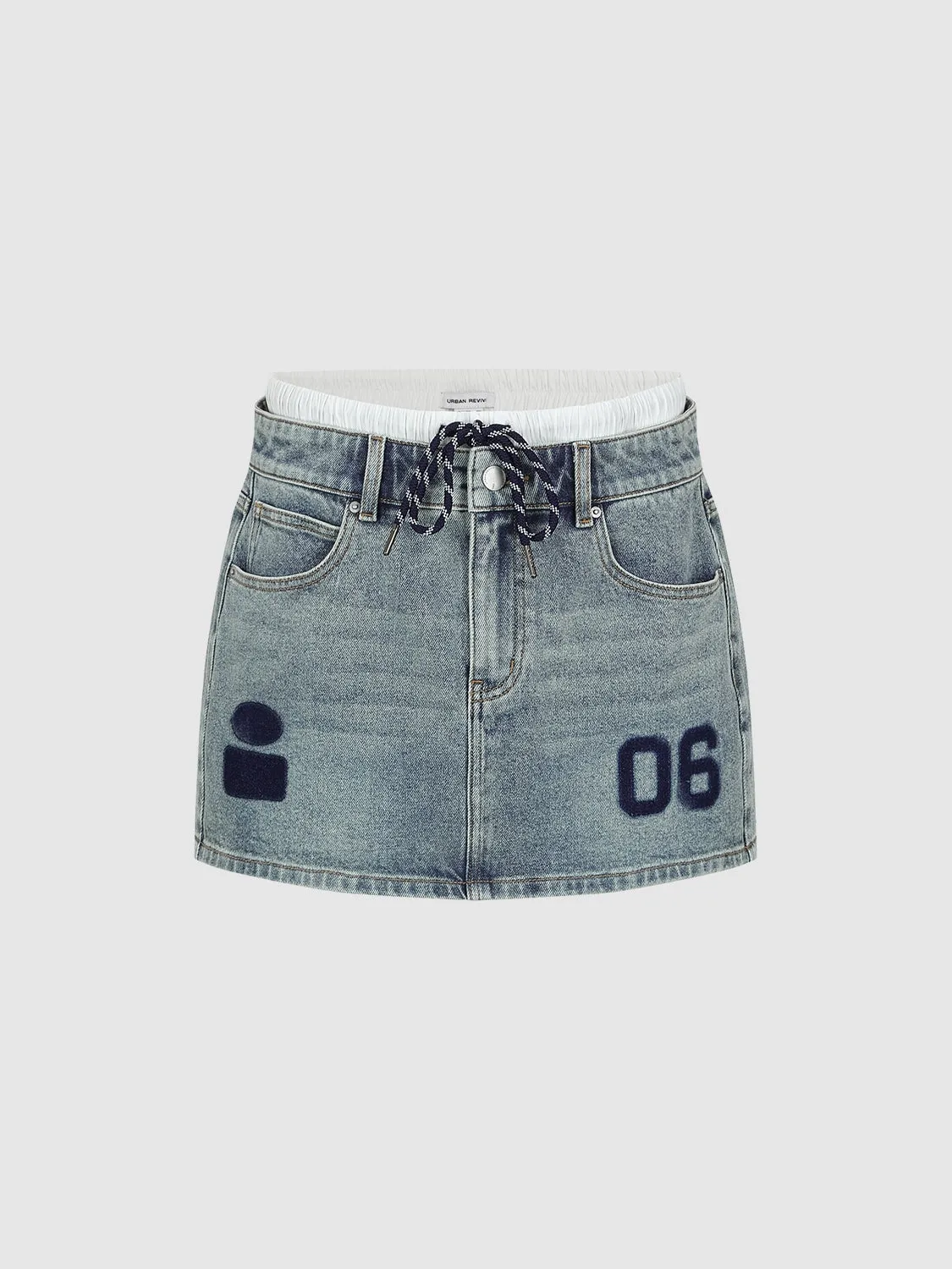 2 In 1 Denim Skirts sold by Urban Revivo