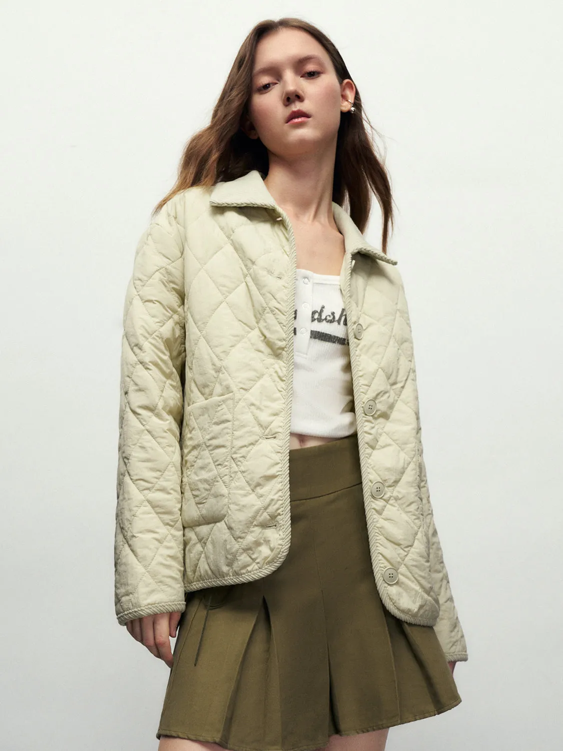 Button Up Padded Coats sold by Urban Revivo