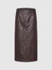 Vegan Leather Straight Skirts sold by Urban Revivo