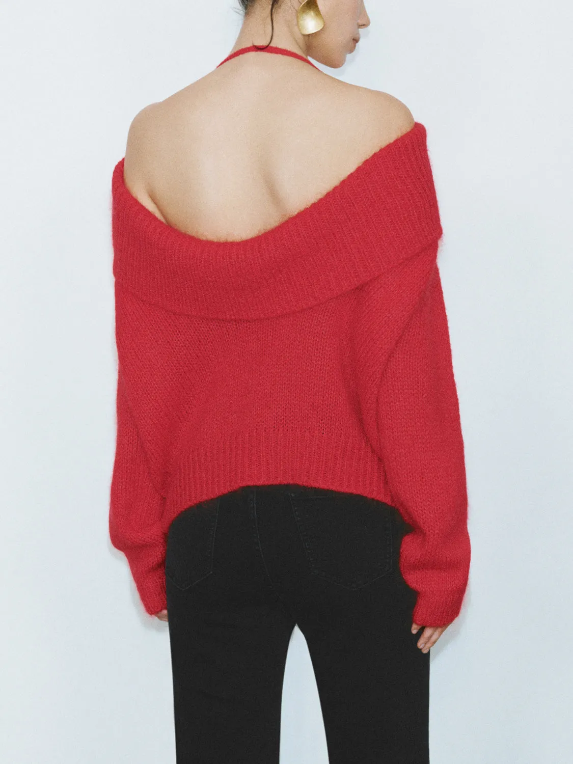 One Shoulder Knitted T-Shirts sold by Urban Revivo product image thumbnail 2
