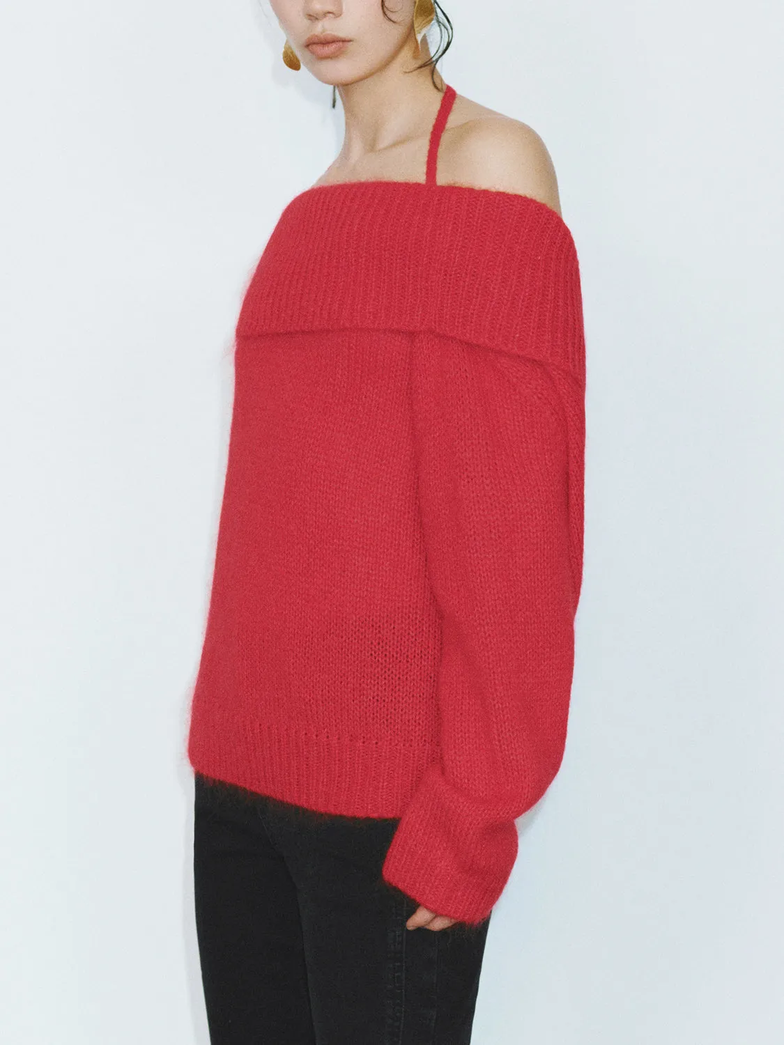 One Shoulder Knitted T-Shirts sold by Urban Revivo product image thumbnail 3