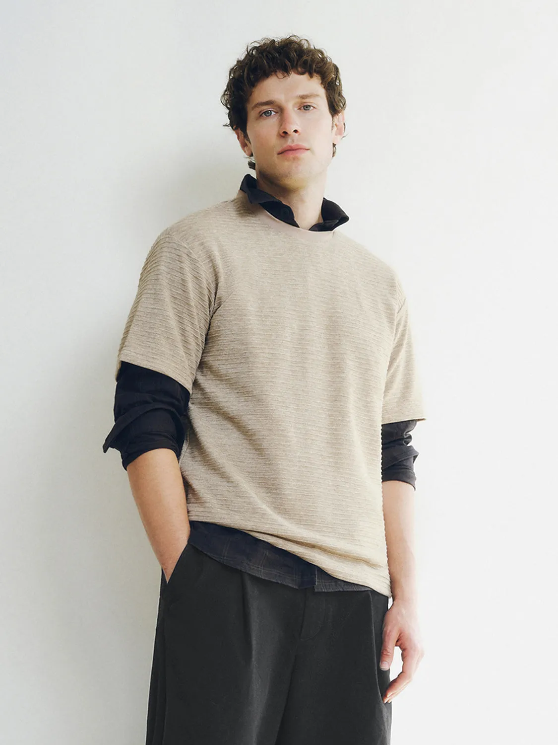 Loose Short Sleeve T-Shirts sold by Urban Revivo