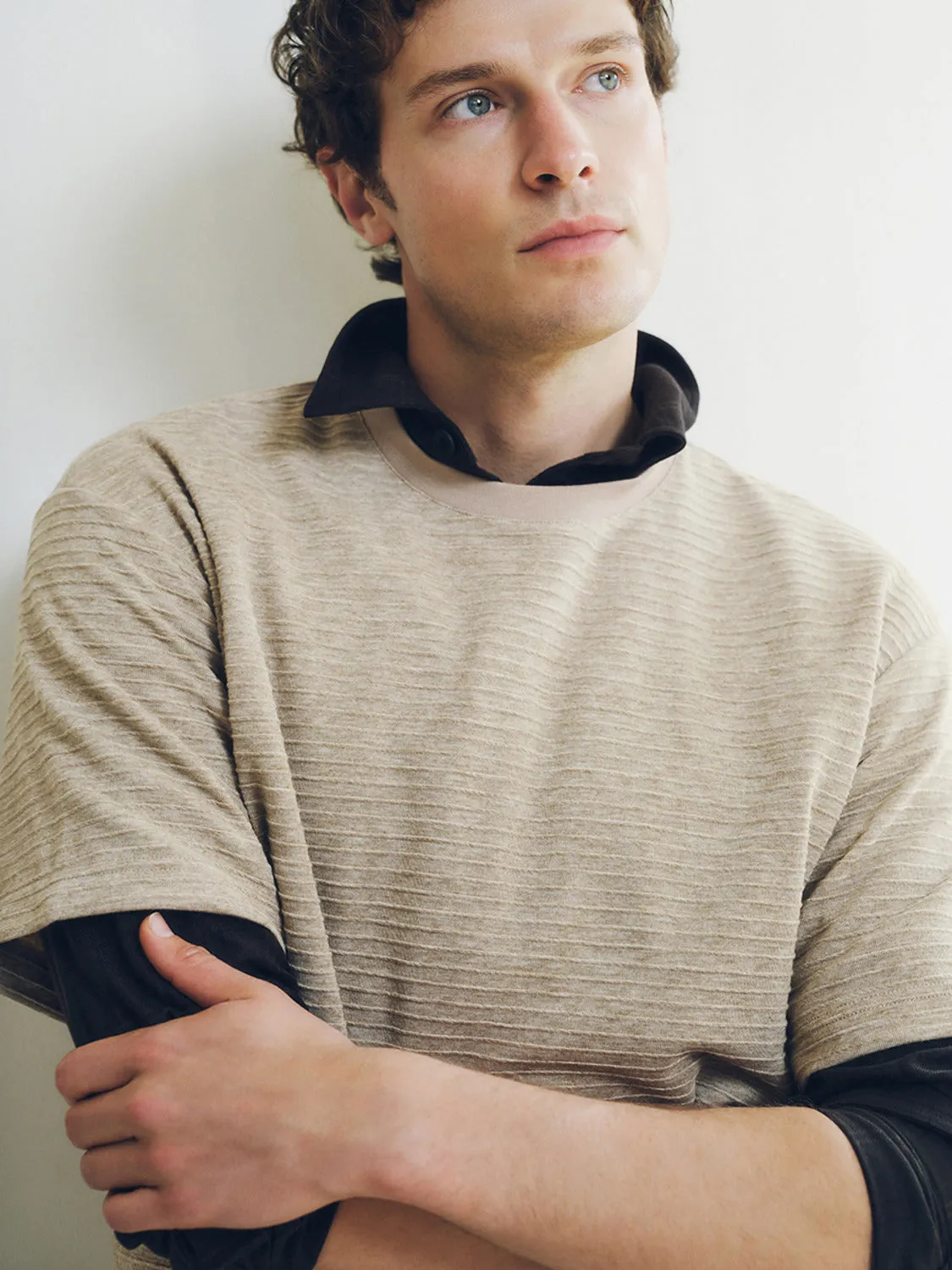 Loose Short Sleeve T-Shirts sold by Urban Revivo product image thumbnail 3