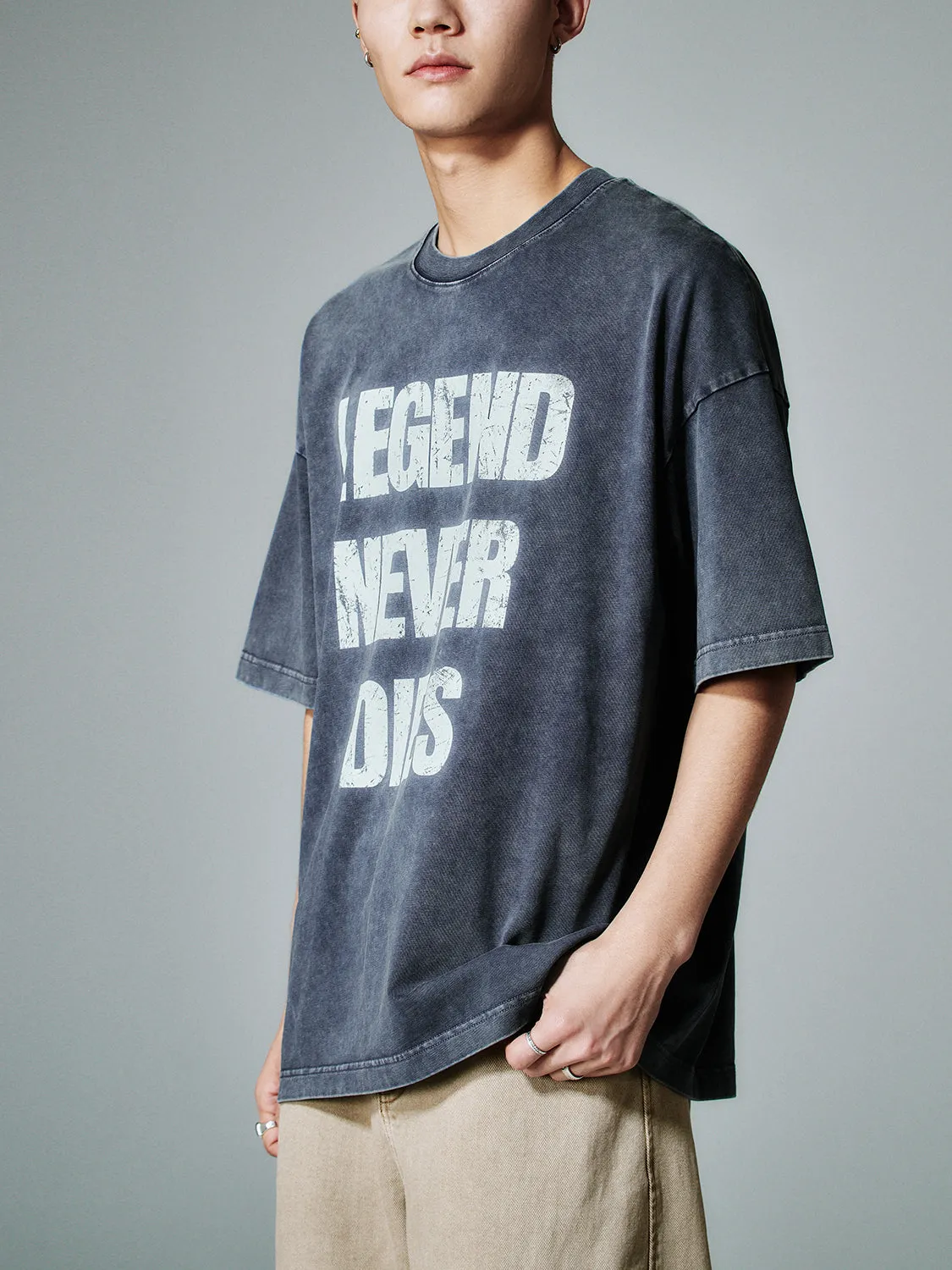 Short Sleeve T-Shirts sold by Urban Revivo product image thumbnail 3