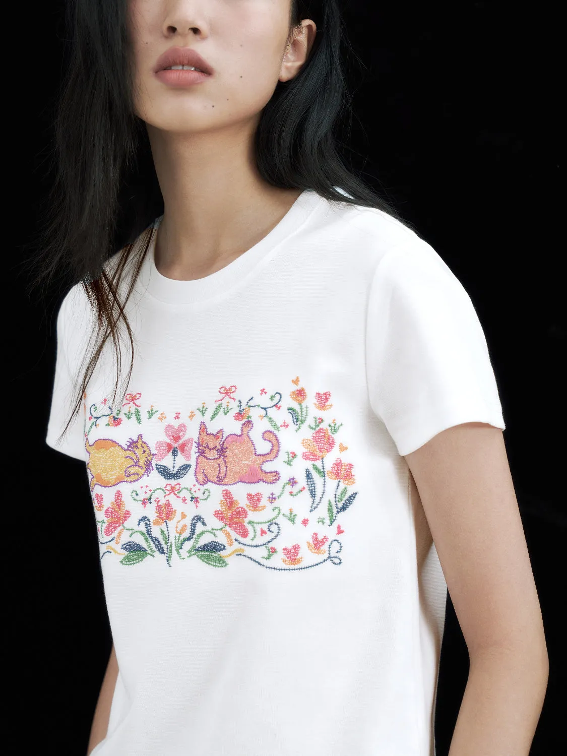 Regular Short Sleeve T-Shirts sold by Urban Revivo product image thumbnail 4