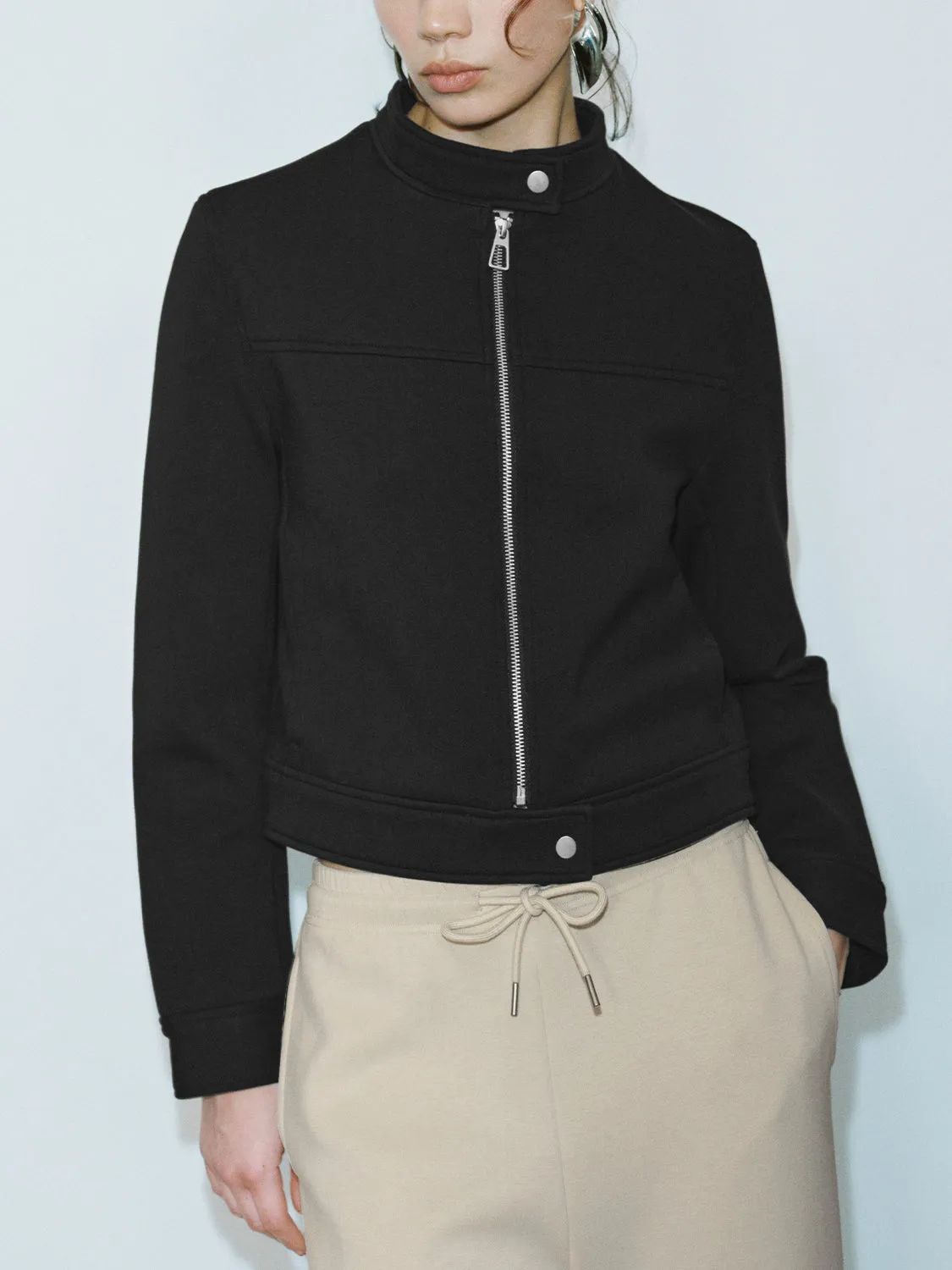 Zip Up Front Jackets sold by Urban Revivo