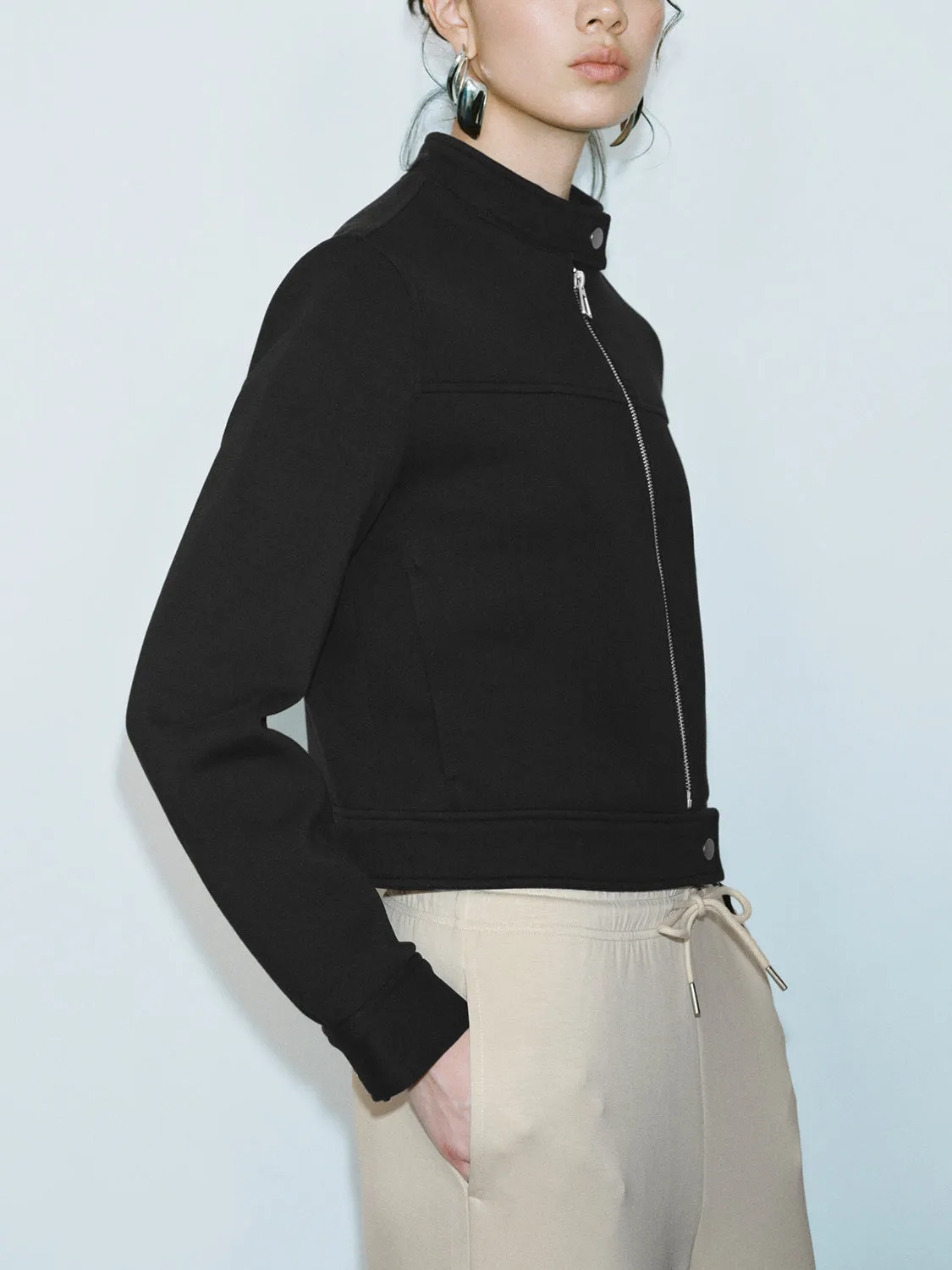Zip Up Front Jackets sold by Urban Revivo product image thumbnail 3