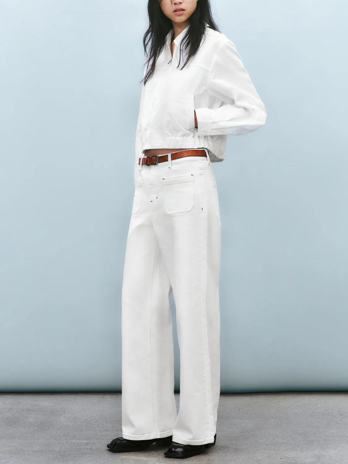 Zip Up Front Jackets sold by Urban Revivo product image thumbnail 4