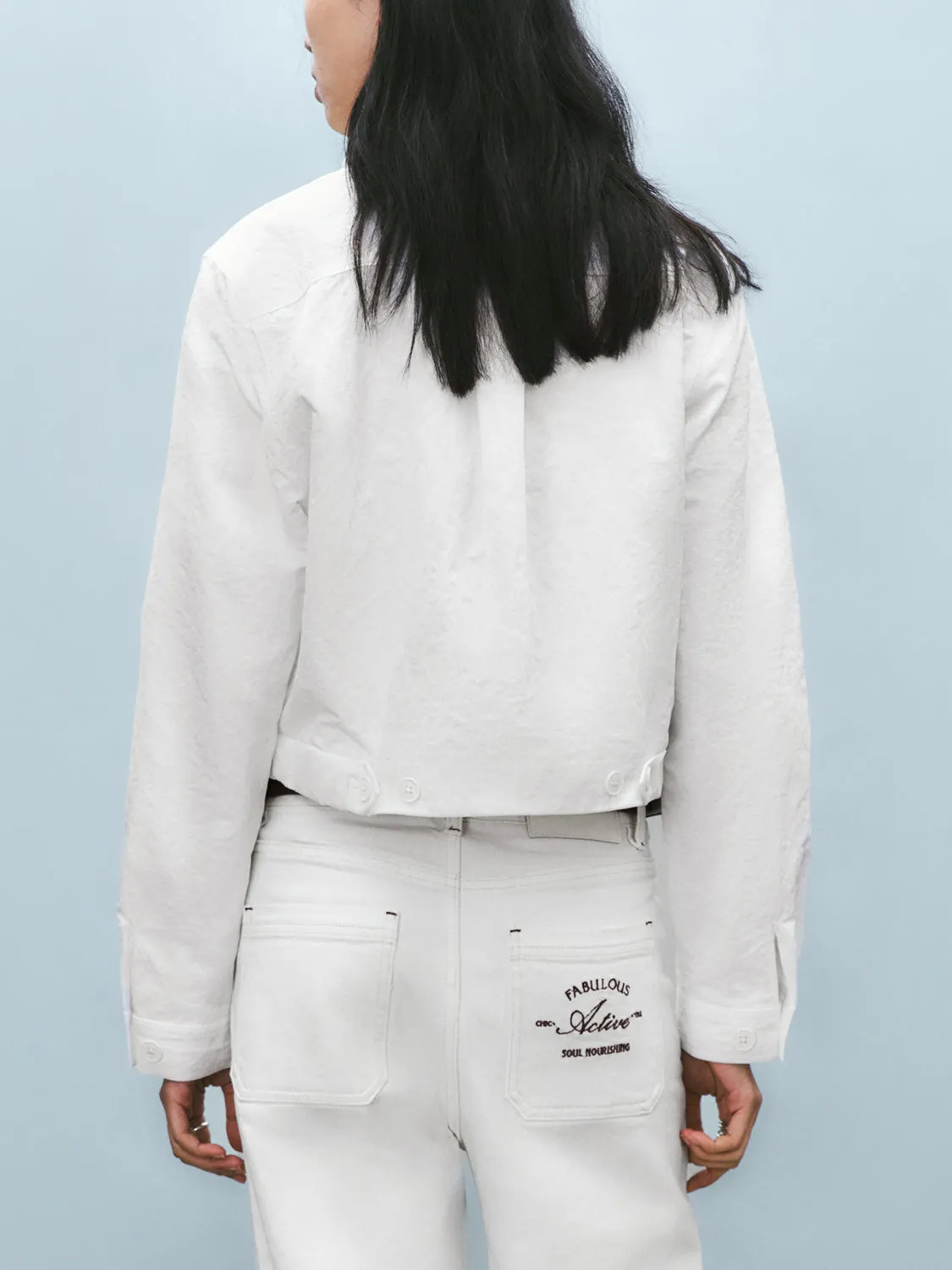 Zip Up Front Jackets sold by Urban Revivo product image thumbnail 2