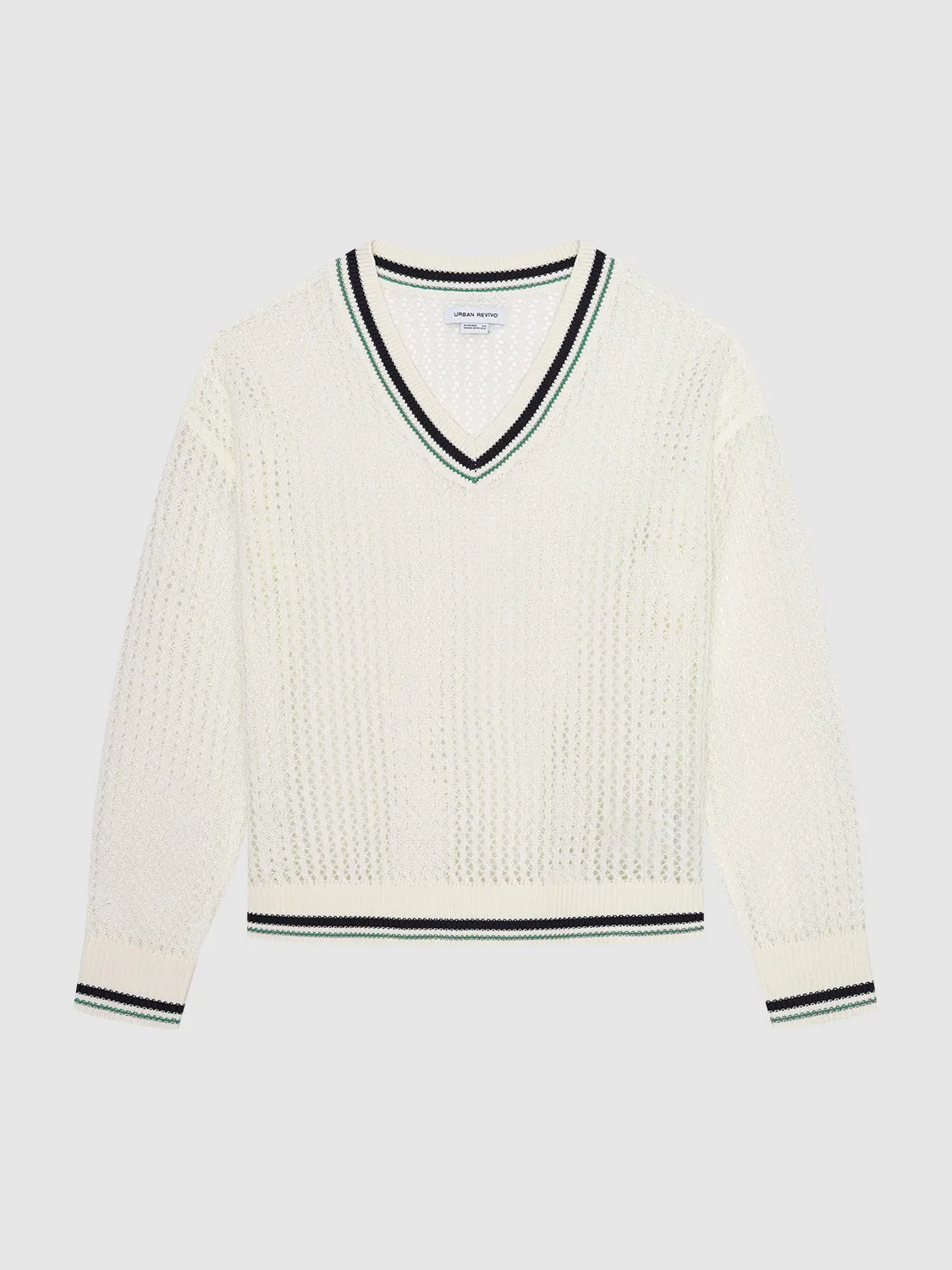 V-Neck Knitted T-Shirts sold by Urban Revivo product image thumbnail 3