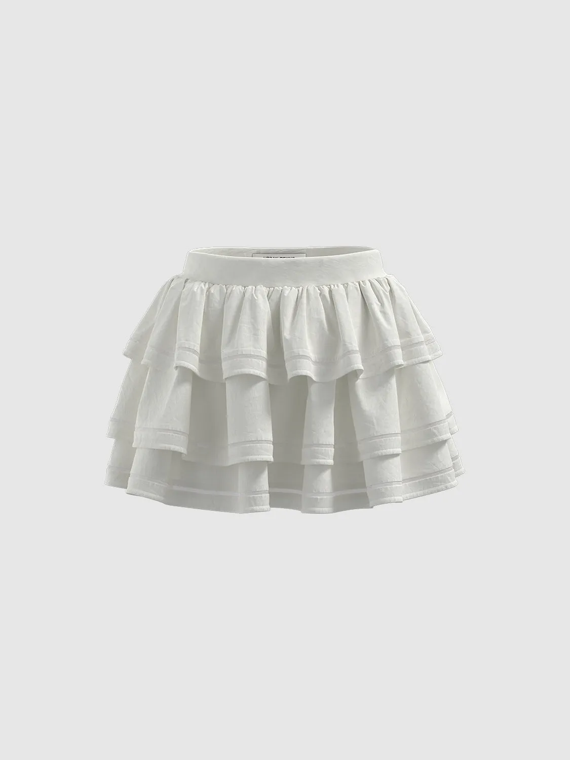 Tiered Mini A-Line Skirts sold by Urban Revivo