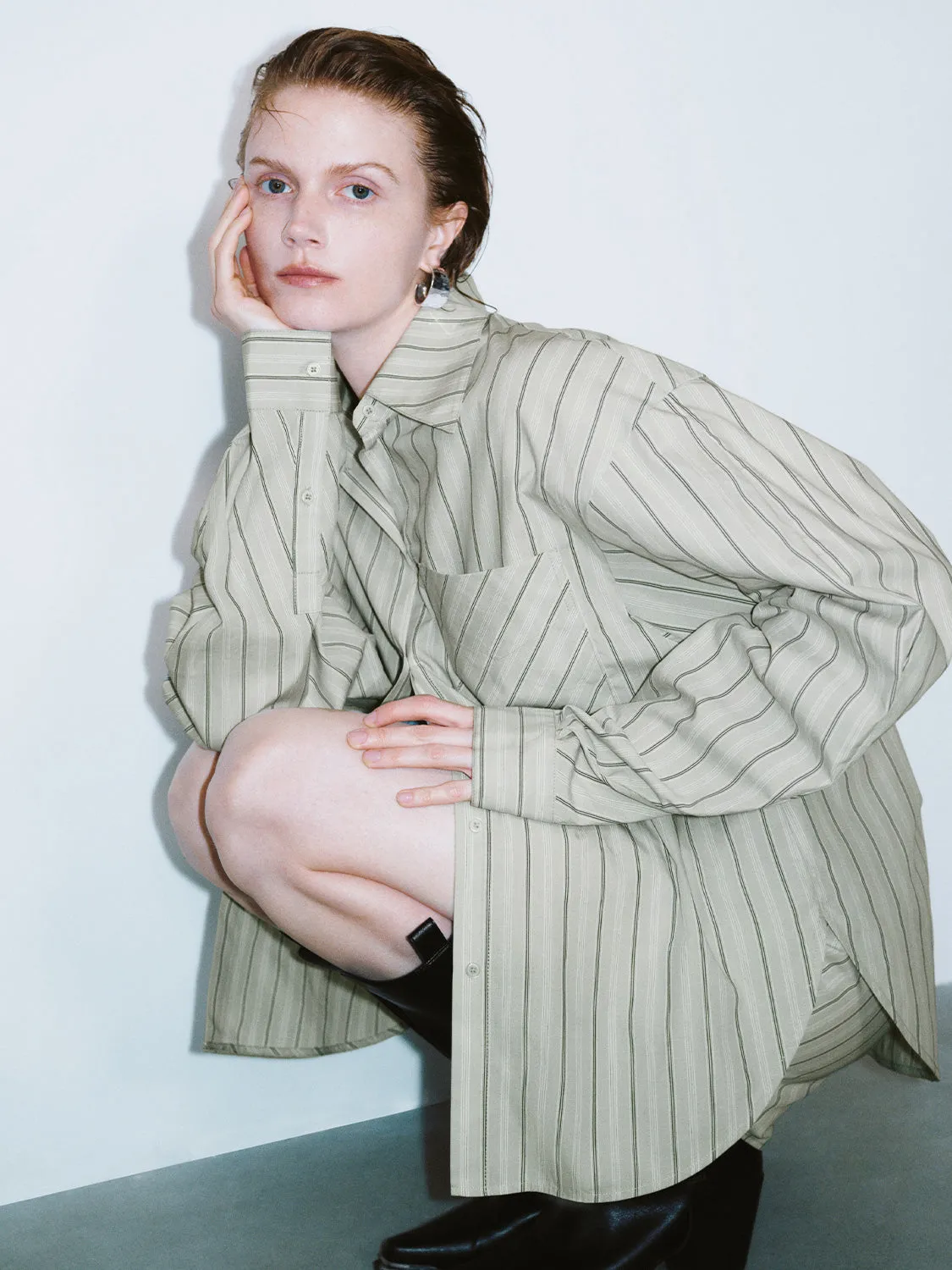 Striped Long Sleeve Shirts sold by Urban Revivo product image thumbnail 2