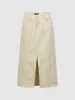 Split Hem Denim Skirts sold by Urban Revivo