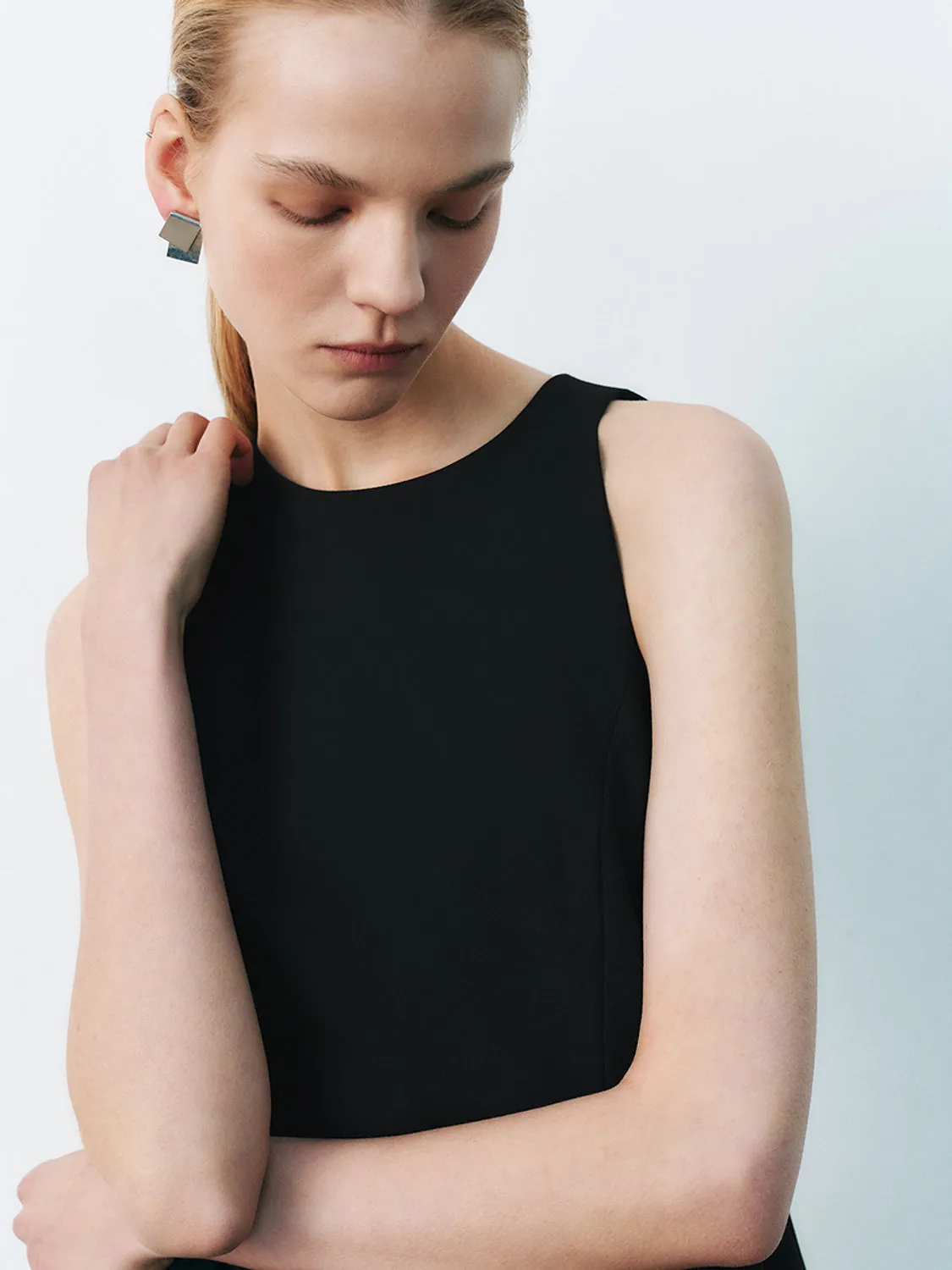 Sleeveless Mesh Hem Dresses sold by Urban Revivo product image thumbnail 5